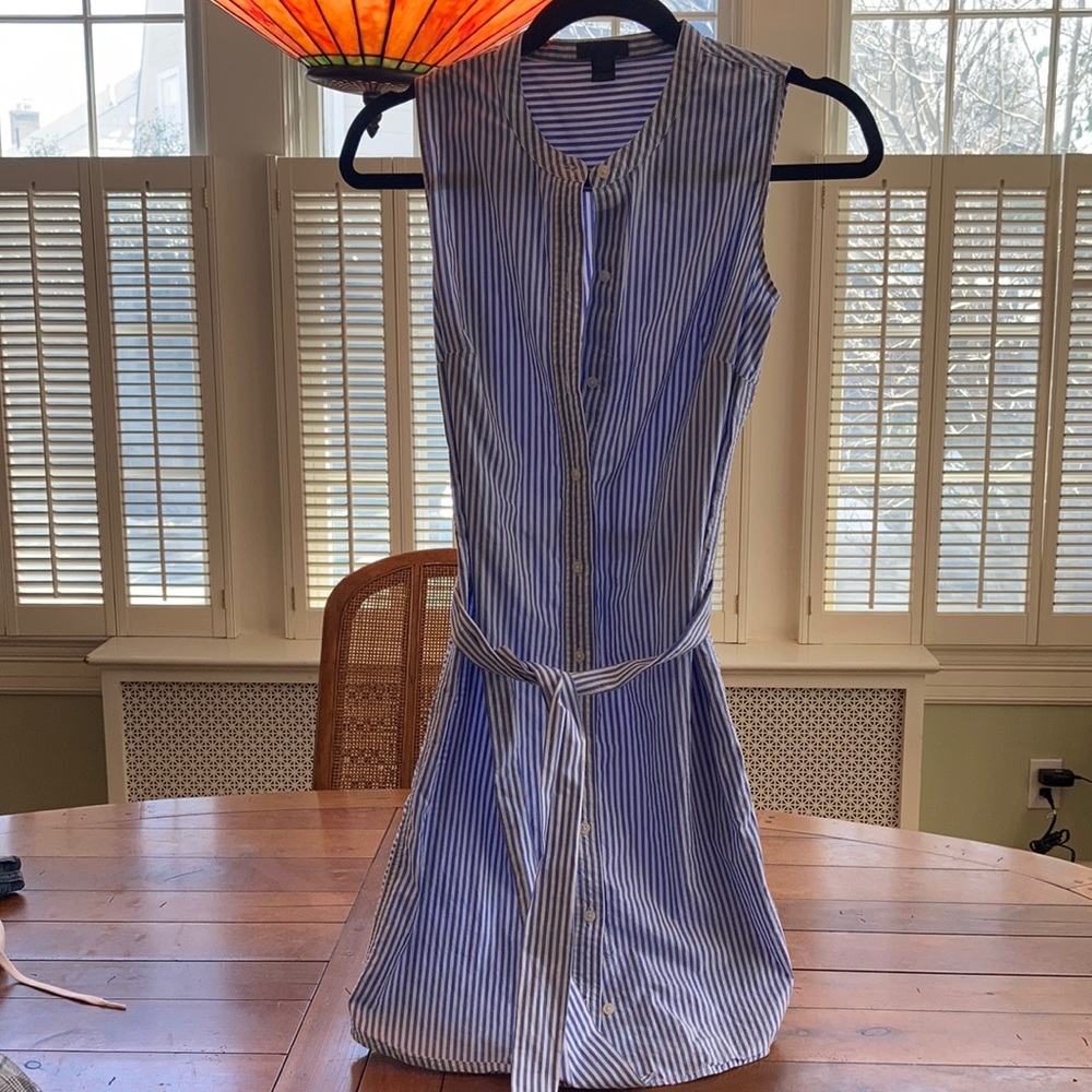 JCrew Spring/Summer Sleeveless Poplin Dress